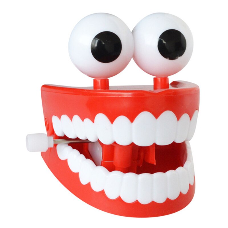 Novelty Dentures Clockwork Funny Toy Teeth Clockwo..